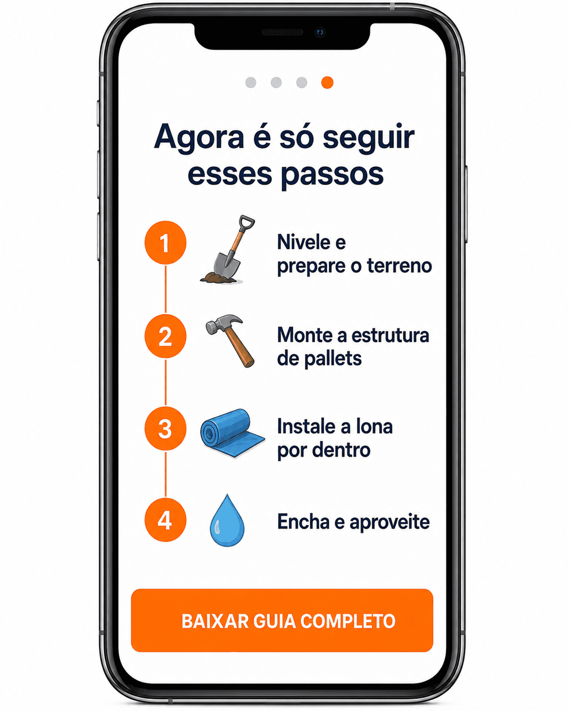 Você segue o passo a passo e monta